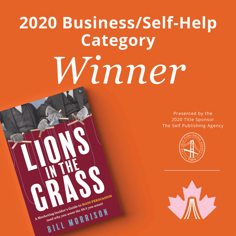 Lions in the Grass - Canadian Book Club Award Winner